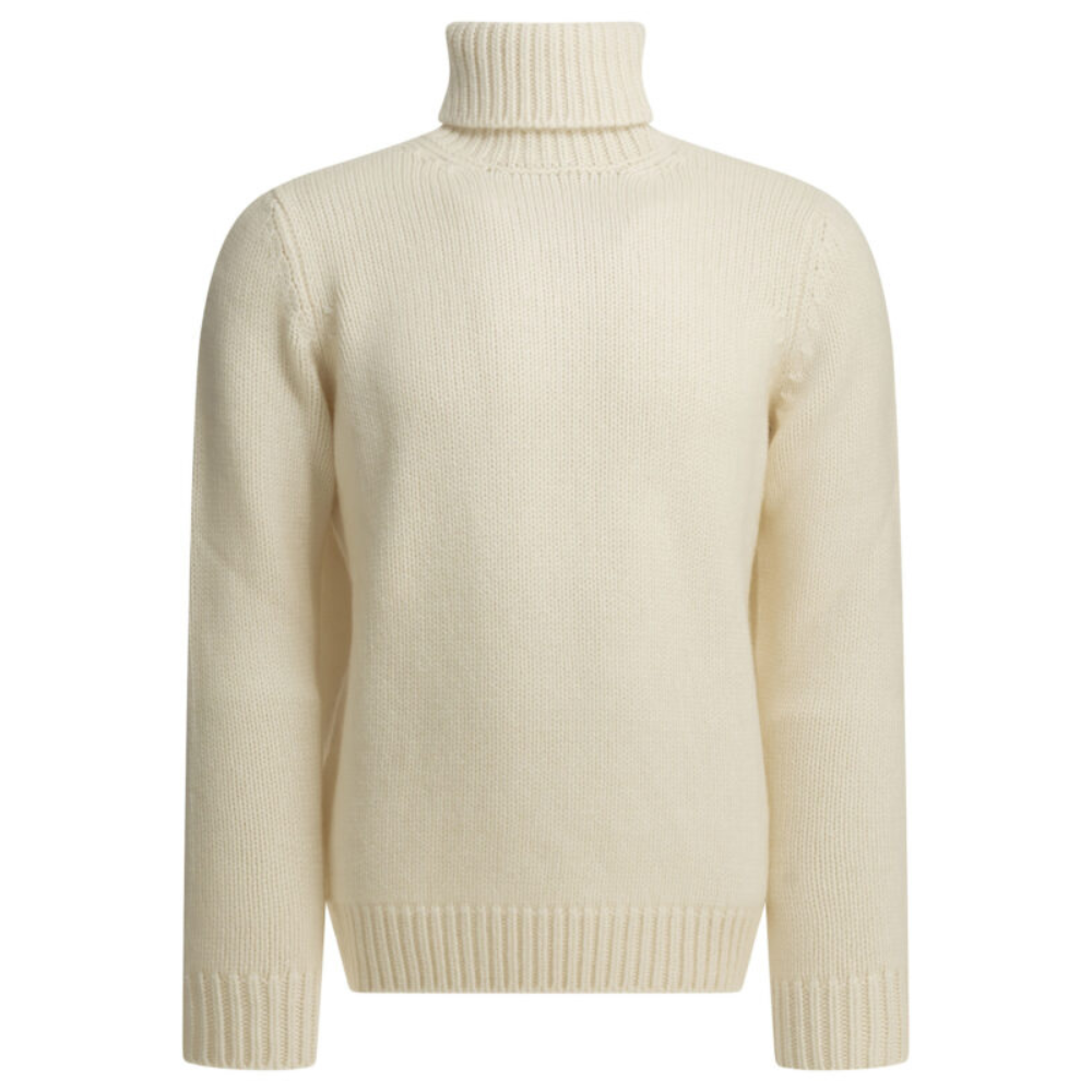 Sans titre (1000 x 1000 px) - 2026-07-07T223833.751 ALTUM pull à col roulé en cachemire homme blanc – Image 1