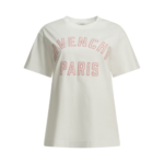 GIVENCHY T-shirt à en coton femme blanc