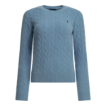 POLO RALPH LAUREN pull en laine femme bleu clair