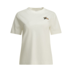 BURBERRY T-shirt en coton femme blanc