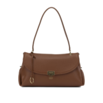 FERRAGAMO sac porté épaule en cuir femme marron