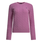 POLO RALPH LAUREN pull en laine et cachemire femme fuchsia