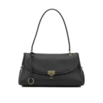 FERRAGAMO sac porté épaule en cuir femme noir