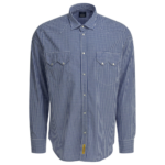 BD BAGGIES chemise en coton homme bleue