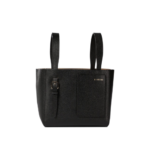 VALEXTRA sac à main en cuir femme noir