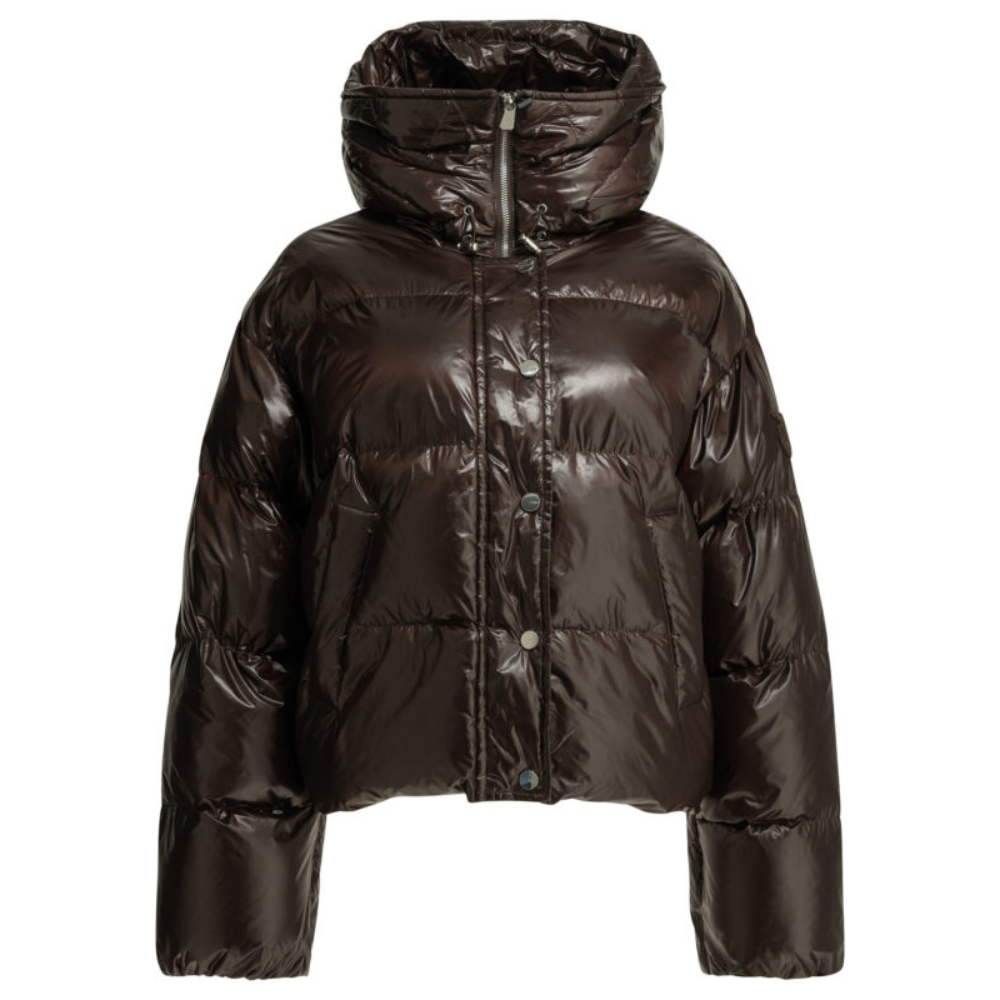 Sans titre (1000 x 1000 px) - 2026-07-09T203651.077 PINKO veste en nylon femme marron – Image 1