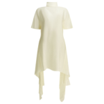 ALAÏA robe courte en viscose femme blanche