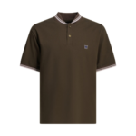 NEEDLES polo en coton homme marron
