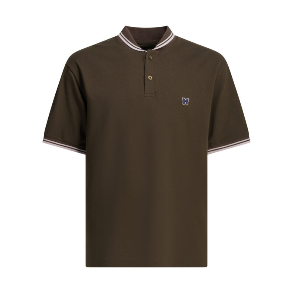 Sans titre (1000 x 1000 px) - 2026-07-10T212636.136 NEEDLES polo en coton homme marron – Image 1