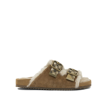 BURBERRY sandales en daim femme beiges
