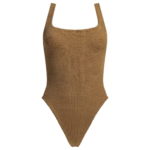 HUNZA G maillot de bain en polyamide femme marron