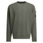 C.P. COMPANY sweat-shirt en coton homme vert