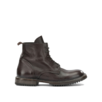 MOMA bottines en cuir homme marron