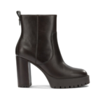 PINKO bottes en cuir femme marron