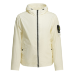 STONE ISLAND coupe-vent en nylon homme blanc