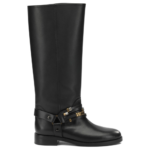 PINKO bottes en cuir femme noires