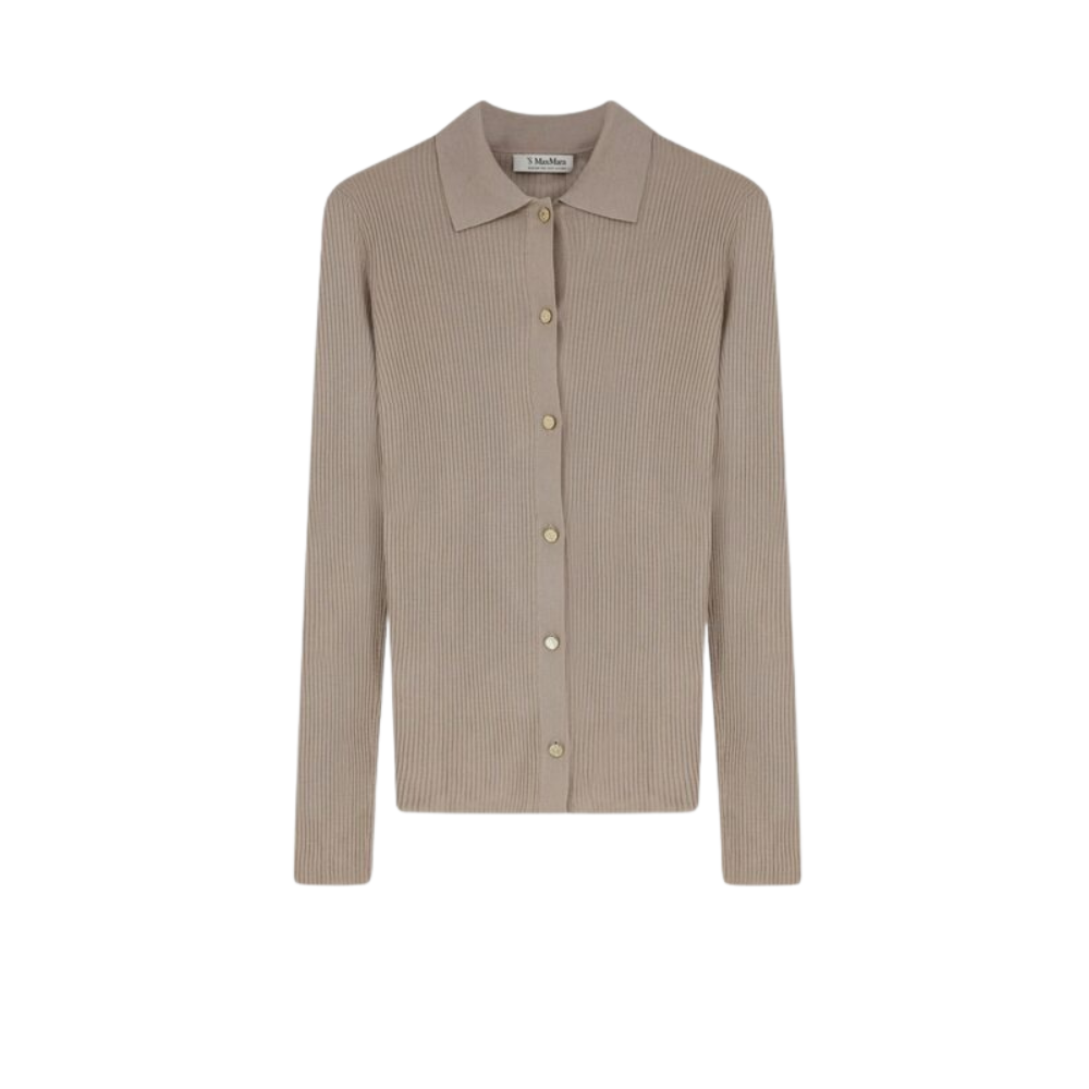 Sans titre (1000 x 1000 px) - 2026-07-22T215209.173 MAX MARA S cardigan en laine femme beige – Image 1