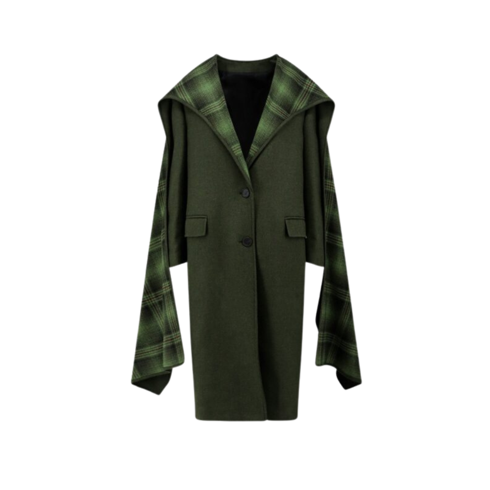Sans titre (1000 x 1000 px) - 2026-07-22T224535.121 THE ATTICO manteau en laine femme vert – Image 1