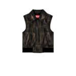 DIESEL veste sans manches femme marron