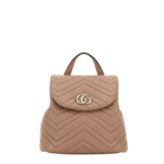 GUCCI mini sac à dos en cuir femme beige