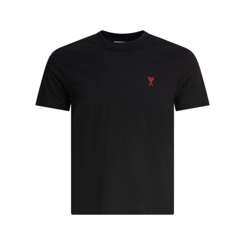 Sans titre (1000 x 1000 px) - 2026-08-02T152327.003 AMI PARIS t-shirt en coton homme noir – Image 1