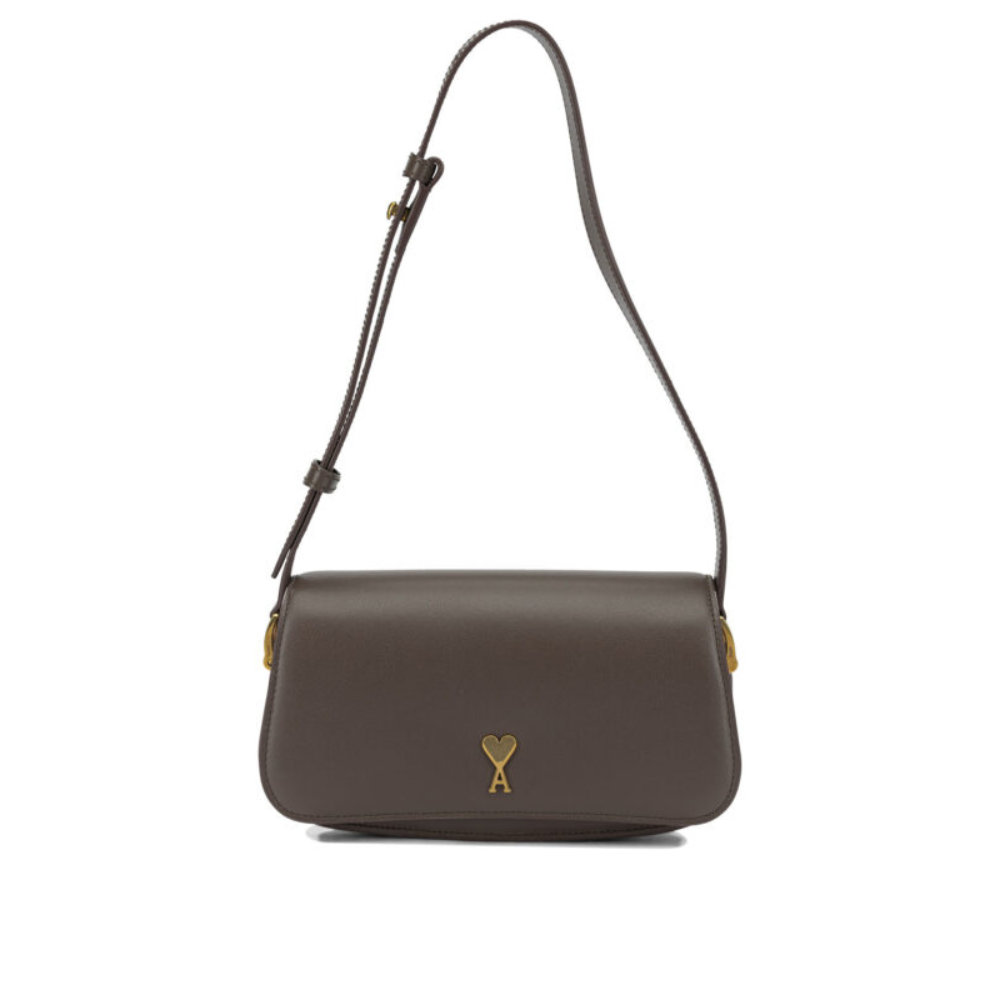 Sans titre (1000 x 1000 px) - 2026-08-03T195619.944 AMI PARIS sac porté épaule femme marron – Image 1