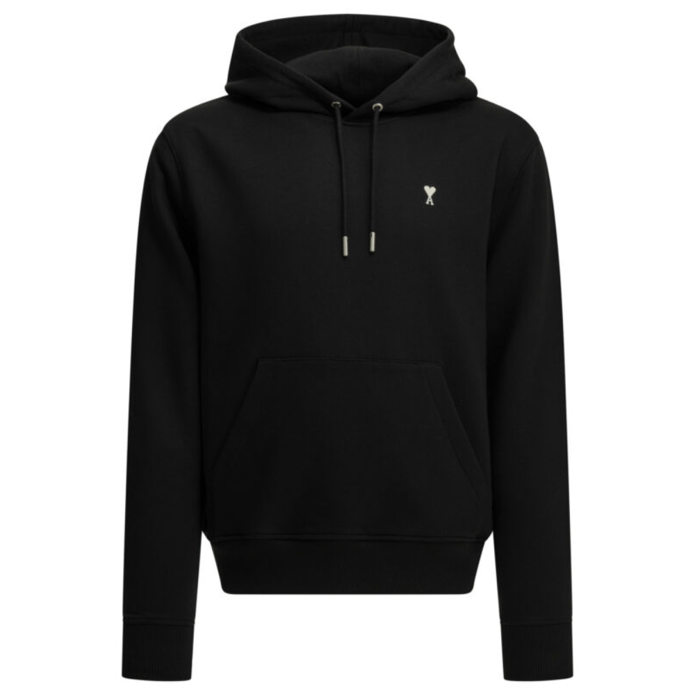 Sans titre (1000 x 1000 px) - 2026-08-03T201040.836 AMI PARIS sweat-shirt à capuche homme noir – Image 1