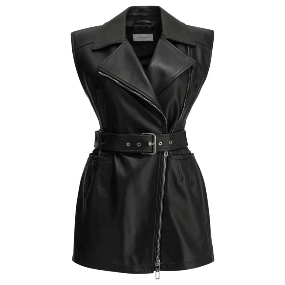 Sans titre (1000 x 1000 px) - 2026-08-03T205711.802 MAX MARA SPORTMAX veste en cuir femme noir – Image 1