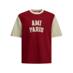 AMI PARIS t-shirt homme rouge