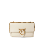 PINKO sac bandoulière en cuir femme blanc