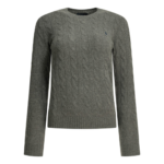 POLO RALPH LAUREN pull en laine et cachemire femme gris