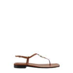 GUCCI sandales en cuir femme marron