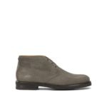 FERRAGAMO bottines en daim homme grises