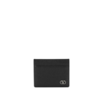 VALENTINO GARAVANI porte-cartes en cuir homme noir
