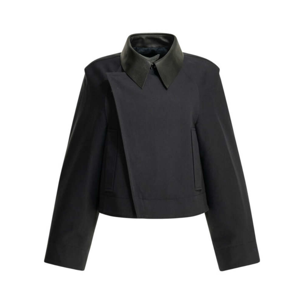Sans titre (1000 x 1000 px) (77) GIVENCHY veste en coton et laine femme bleue – Image 1