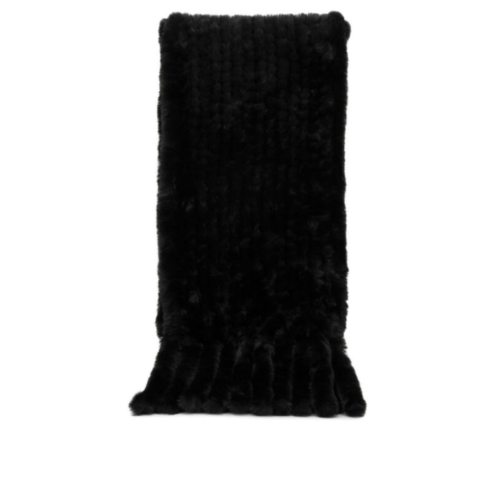 Sans titre (1000 x 1000 px) (77) PINKO écharpe femme noire – Image 1