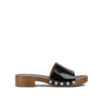 COPENHAGEN sandales en cuir femme noires