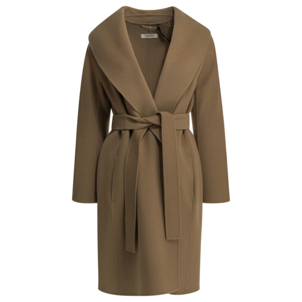 Sans titre (1000 x 1000 px) (77) MAX MARA S manteau long en laine femme beige – Image 1