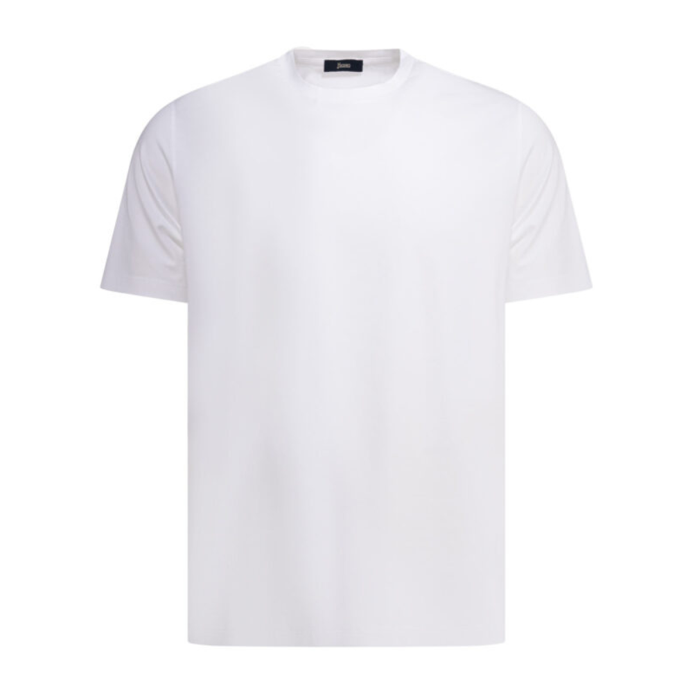 Sans titre (1000 x 1000 px) (77) HERNO t-shirt en coton homme blanc – Image 1