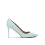 AQUAZZURA escarpins en cuir femme bleu