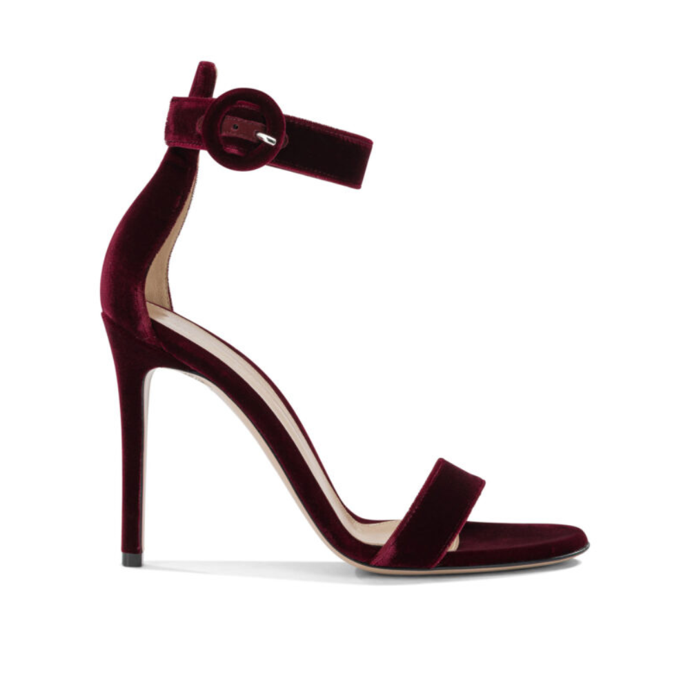 Sans titre (1000 x 1000 px) (78) GIANVITO ROSSI sandales femme bordeaux – Image 1