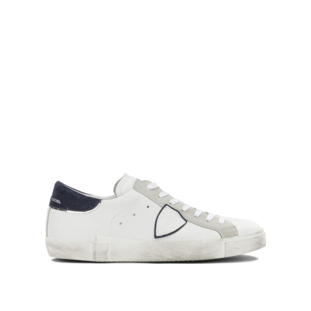 Sans titre (1000 x 1000 px) (79) PHILIPPE MODEL PARIS baskets en cuir homme blanches – Image 1