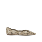 DEL CARLO ballerines en cuir femme beige