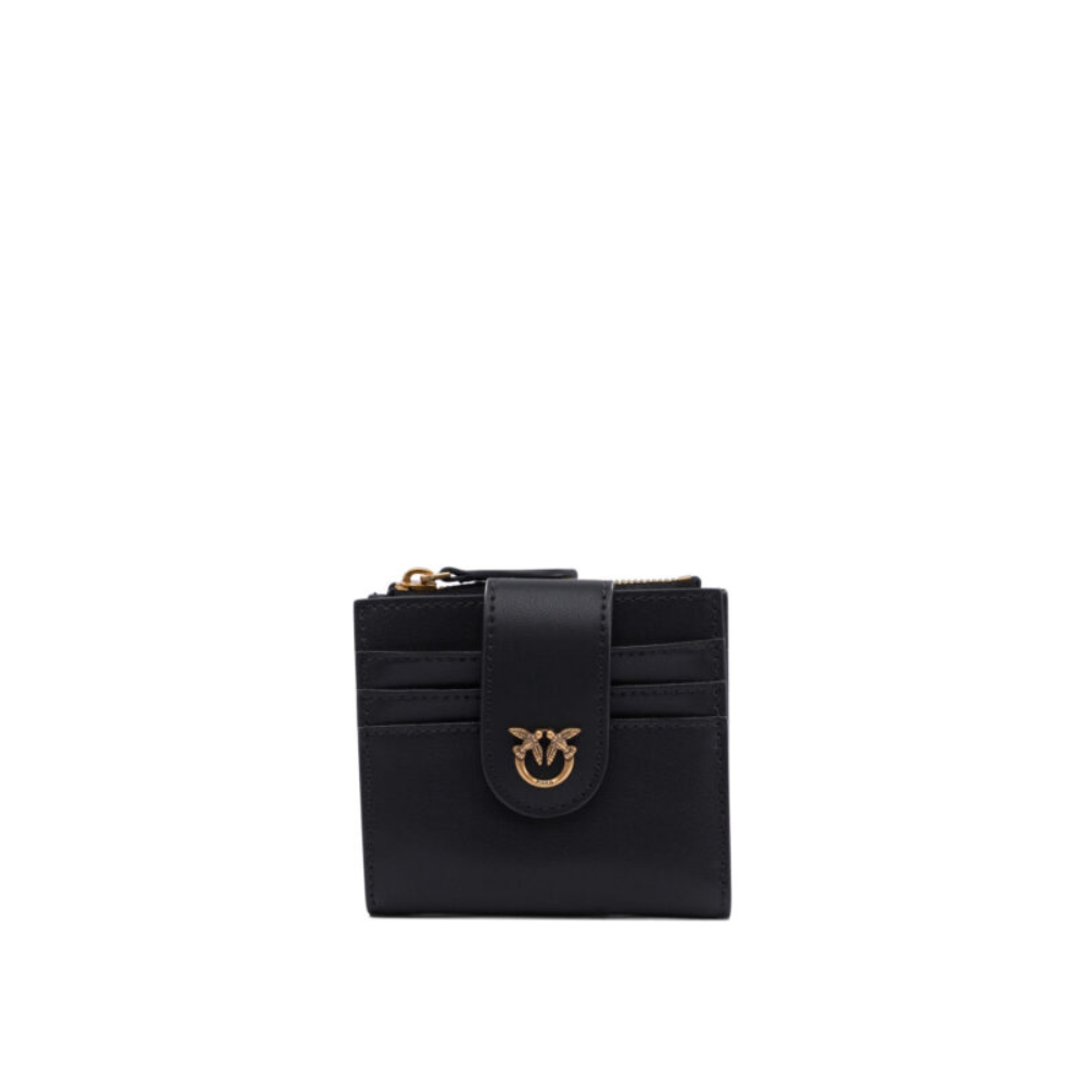 Sans titre (1000 x 1000 px) (81) PINKO porte-monnaie en cuir femme noir – Image 1