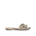 SERGIO LEVANTESI mules en cuir femme beige