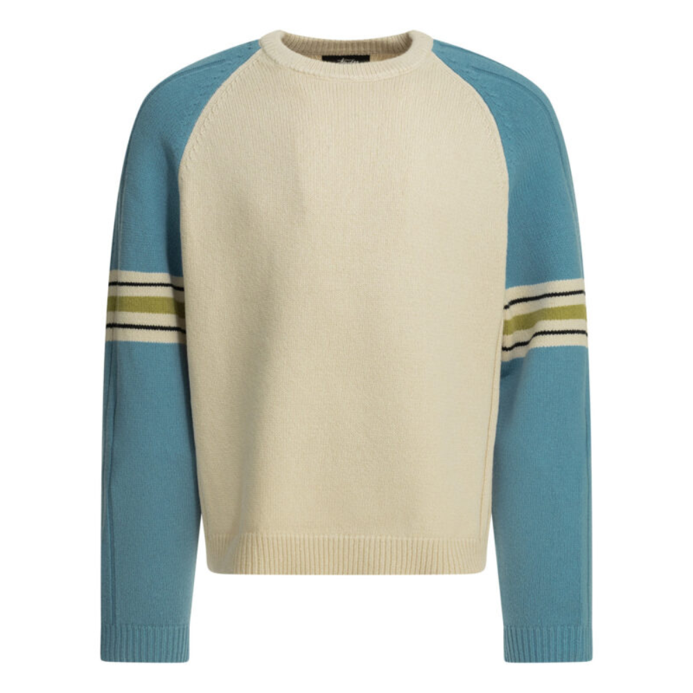 Sans titre (1000 x 1000 px) (82) STÜSSY pull en laine homme blanc – Image 1