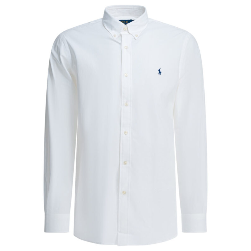 Sans titre (1000 x 1000 px) (84) POLO RALPH LAUREN chemise en coton homme blanche – Image 1