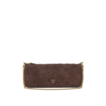 PINKO pochette en cuir femme marron