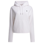 AMI PARIS sweat à capuche en coton femme blanc