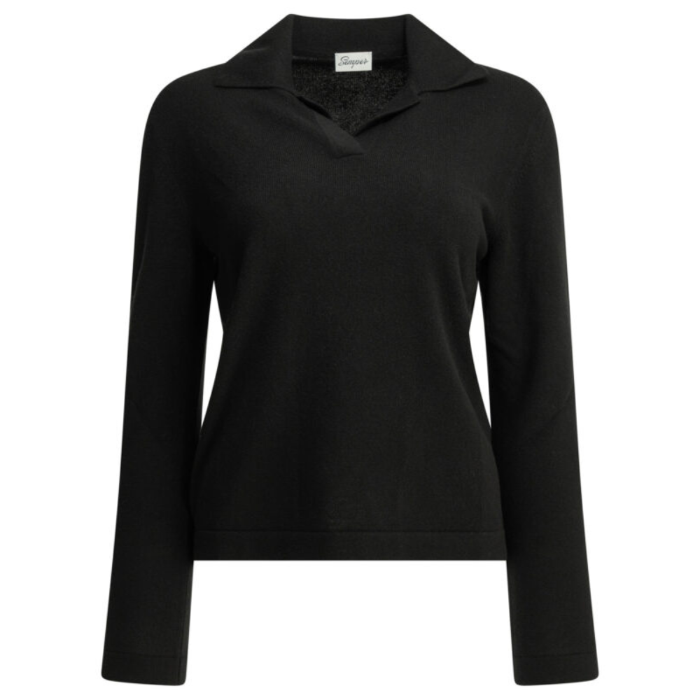 Sans titre (1000 x 1000 px) (84) SEMPER pull en cachemire femme noir – Image 1